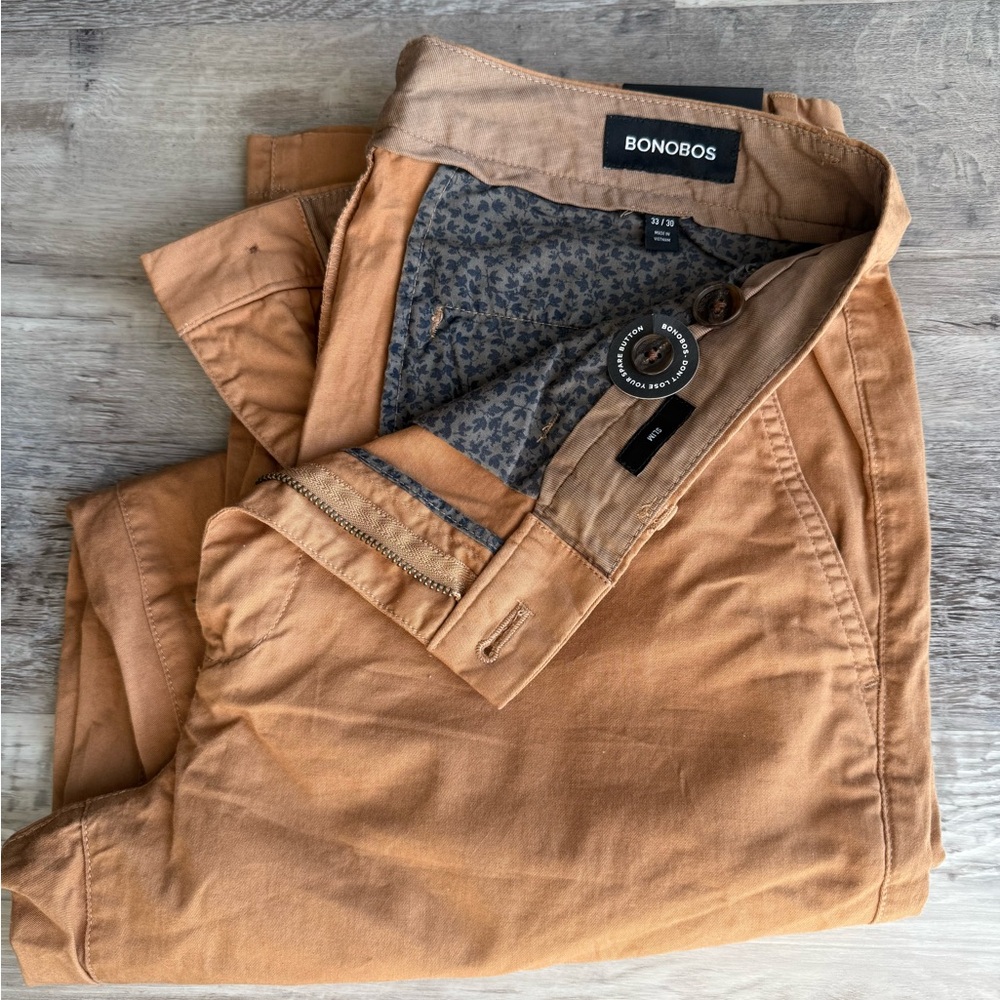 NWT Men’s Bonobos size 33/30 Pants